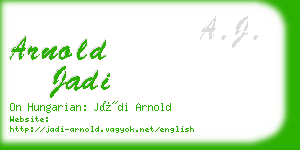 arnold jadi business card